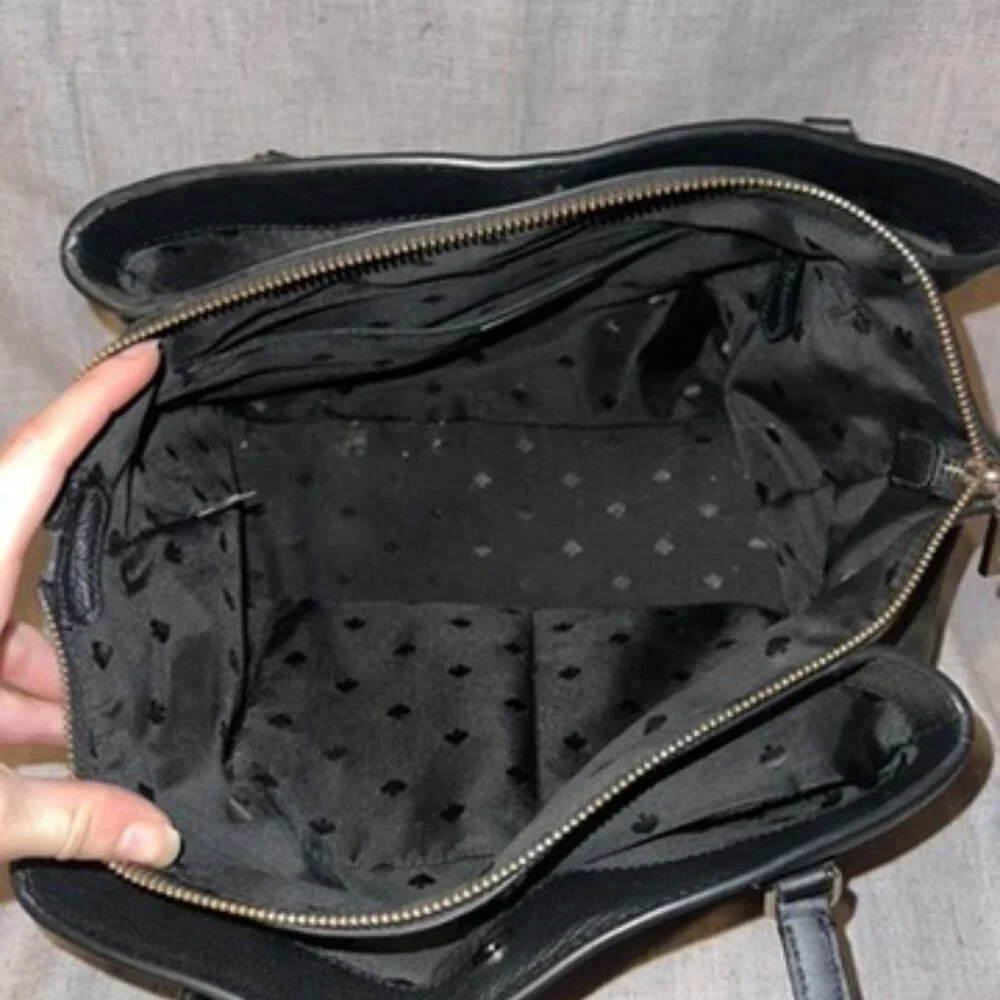 Black Kate Spade Monet Large Triple Compartment Tote - Picture 7 of 11